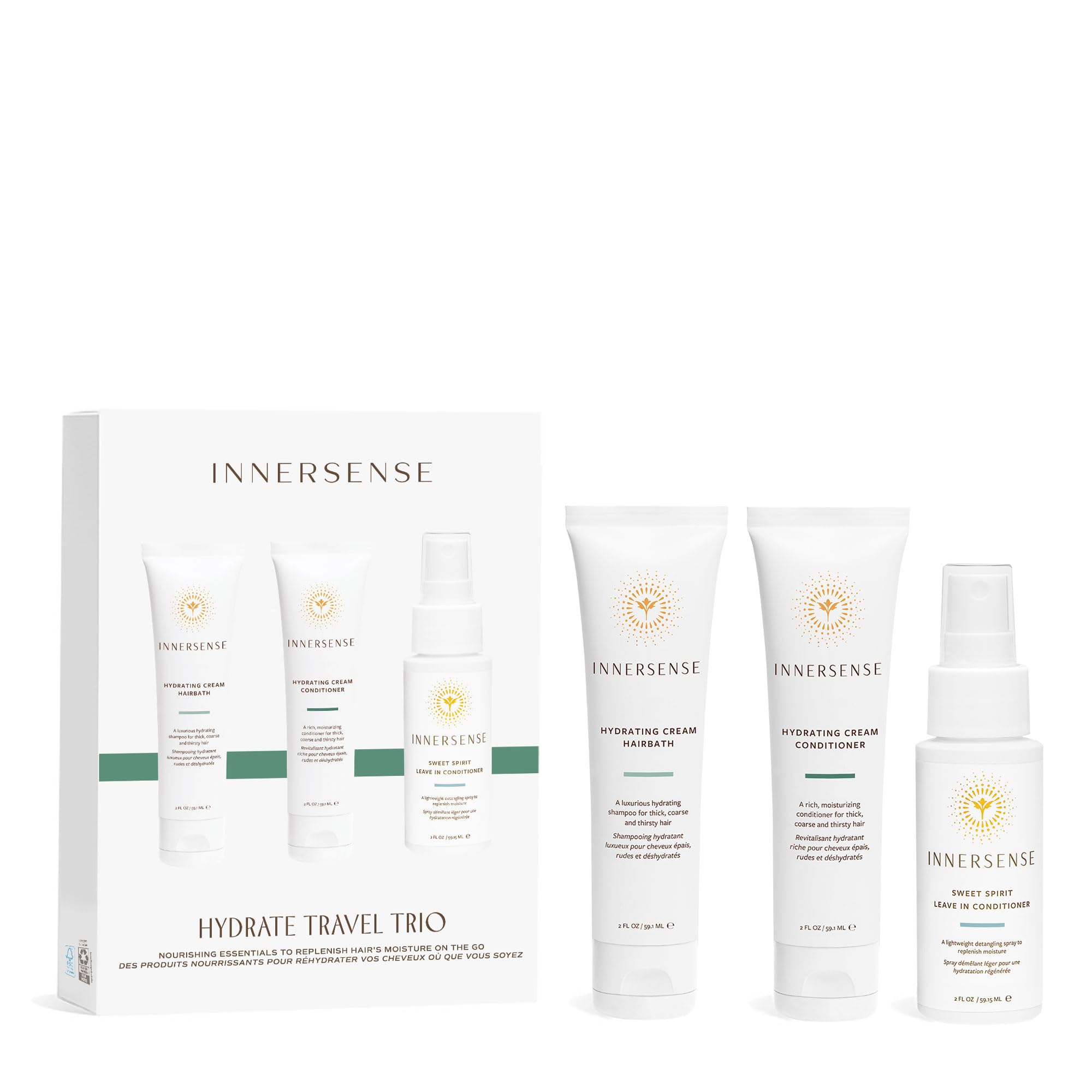 Amazon.com : INNERSENSE Organic Beauty - Hydrating Trio Travel Set